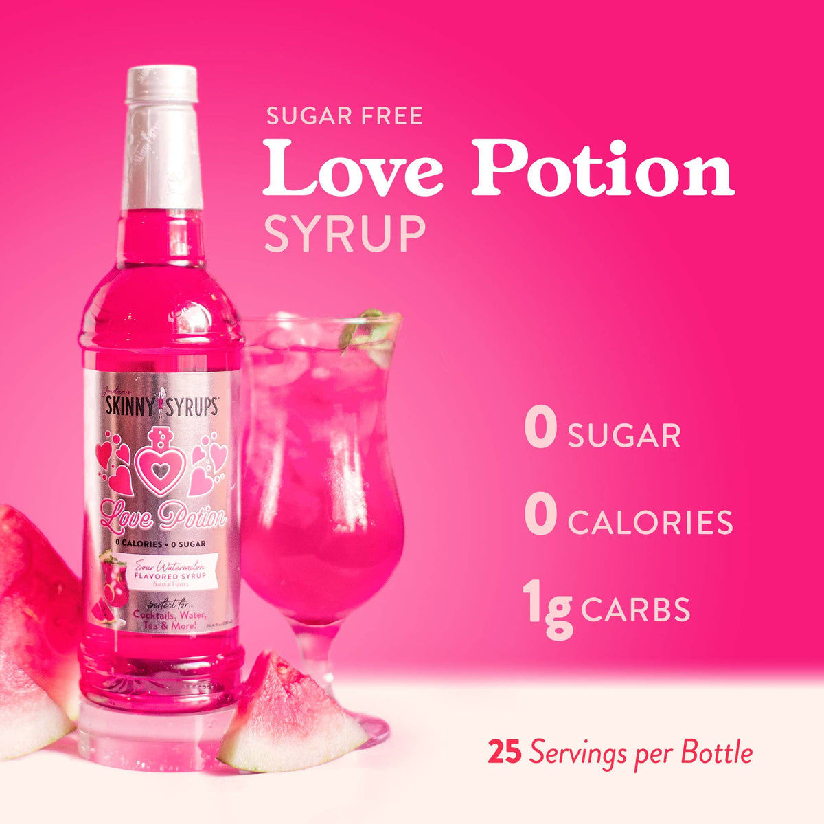 Sugar Free Love Potion Syrup - Mack and Mav Boutique 