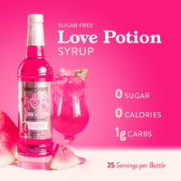 Sugar Free Love Potion Syrup - Mack and Mav Boutique 