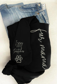 Mama Custom Embroidered Crew - Mack and Mav Boutique 