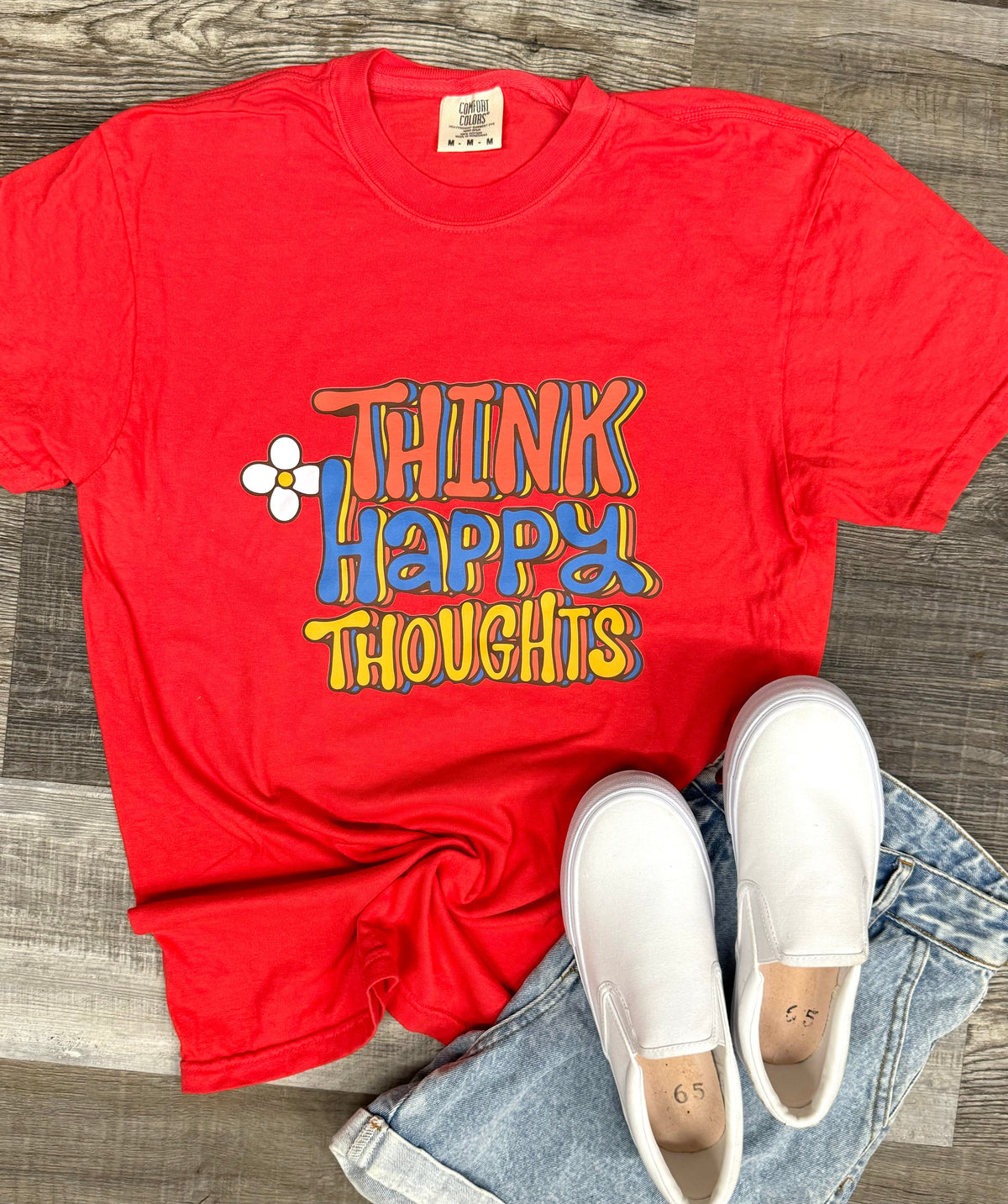Happy Thoughts tee - Mack and Mav Boutique 