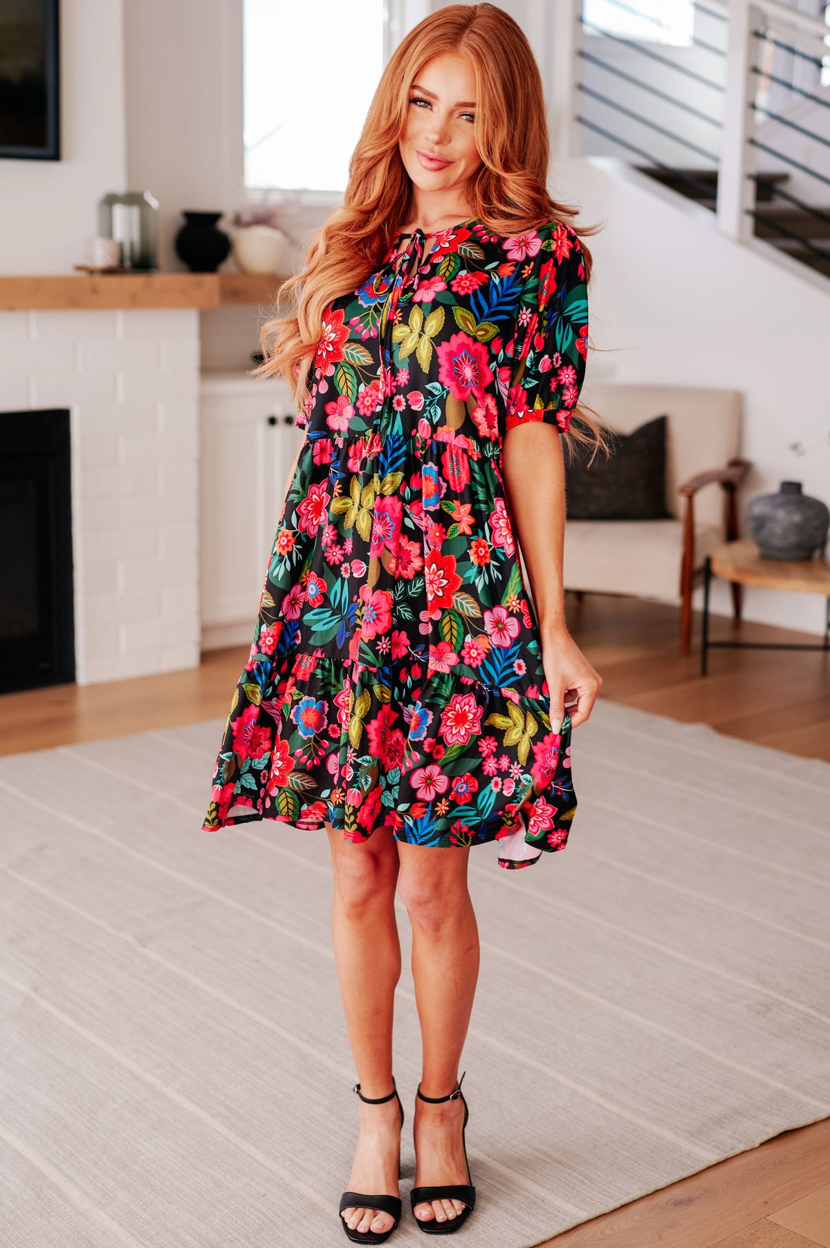 Be Someone Floral Dress - Mack and Mav Boutique 