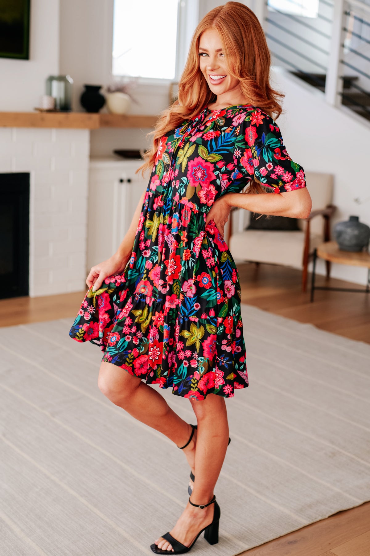 Be Someone Floral Dress - Mack and Mav Boutique 