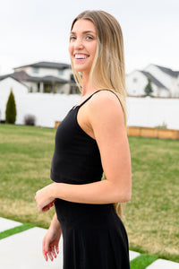 Hot Yoga Tank in Black - Mack and Mav Boutique 