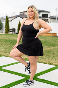 Hot Yoga Tank in Black - Mack and Mav Boutique 