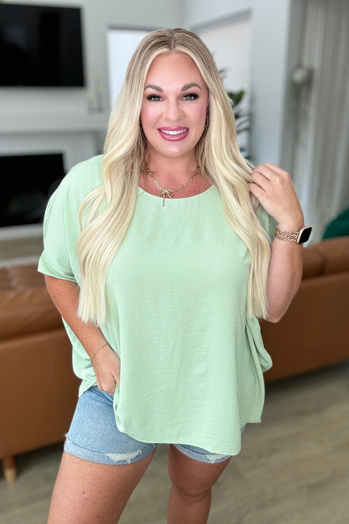 Feels Like Me Dolman Sleeve Top in Sage - Mack and Mav Boutique 