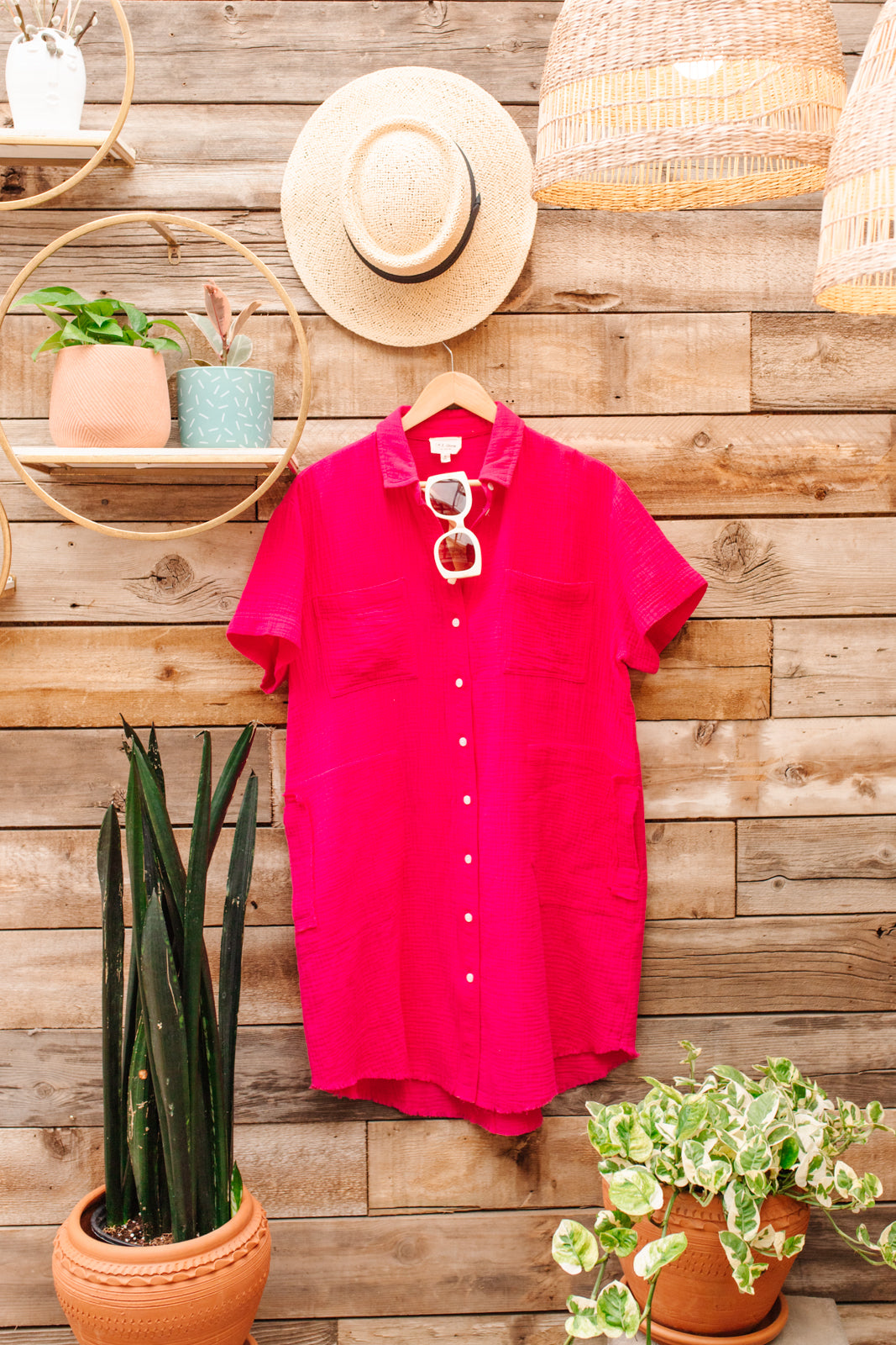 Lively Spirit Button Up - Mack and Mav Boutique 