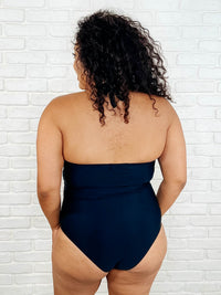 Palma Mesh Detail Halter Swimsuit