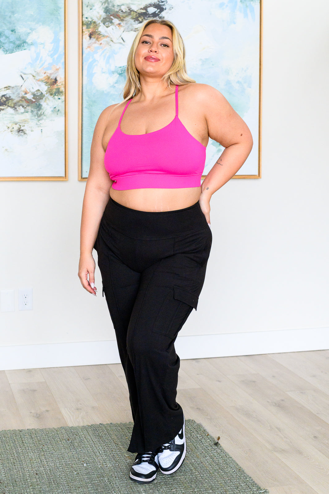 Pump Up the Jam Tank in Sonic Pink - Mack and Mav Boutique 