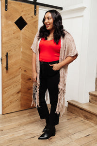 Stay Easy Tank In Cherry - Mack and Mav Boutique 