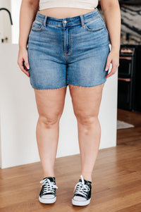 Willa High Rise Cutoff Shorts - Mack and Mav Boutique 