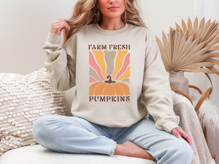 Farm Fresh Pumpkins Sweatshirt