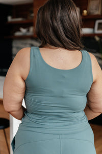 Casual But Cool Tank in Tidewater Teal - Mack and Mav Boutique 