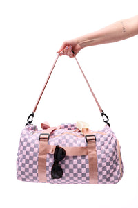 Elevate Travel Duffel in Pink - Mack and Mav Boutique 