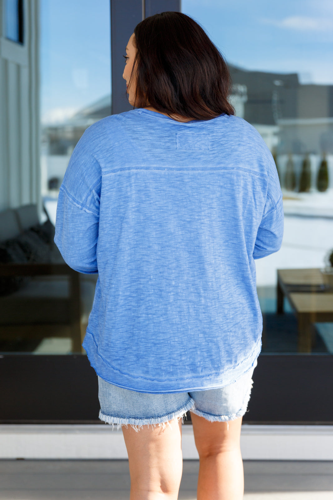 Gently Down the Stream Long Sleeve Top - Mack and Mav Boutique 