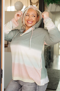 Hazy Horizon Ombre Hoodie - Mack and Mav Boutique 