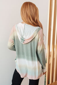 Hazy Horizon Ombre Hoodie - Mack and Mav Boutique 