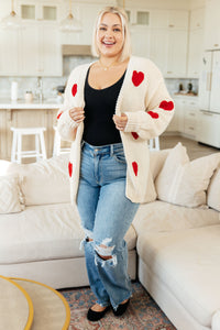 Heart Eyes Cardigan - Mack and Mav Boutique 