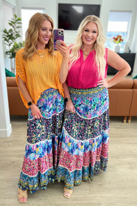Everlasting Friend Tiered Skirt - Mack and Mav Boutique 