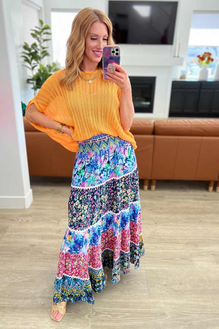 Everlasting Friend Tiered Skirt - Mack and Mav Boutique 