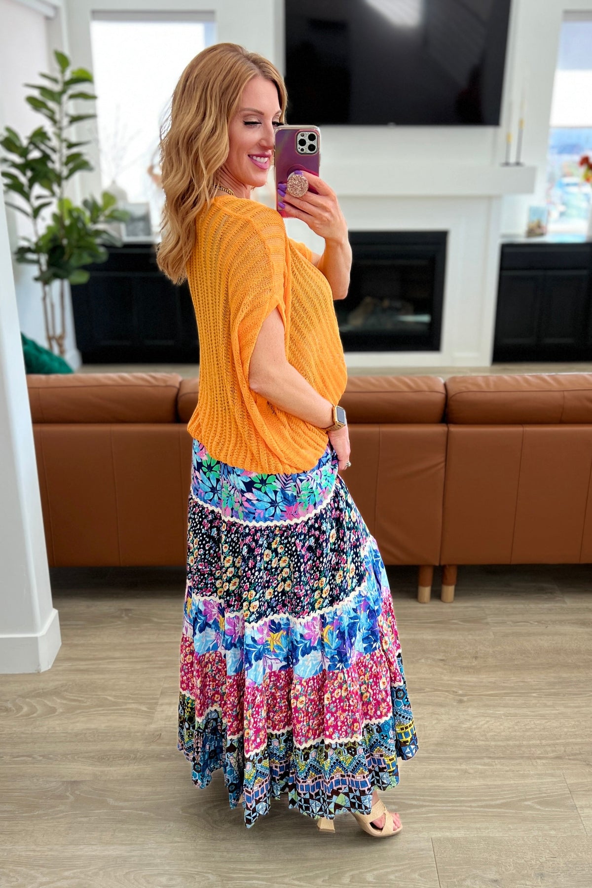 Everlasting Friend Tiered Skirt - Mack and Mav Boutique 