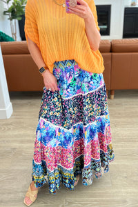 Everlasting Friend Tiered Skirt - Mack and Mav Boutique 