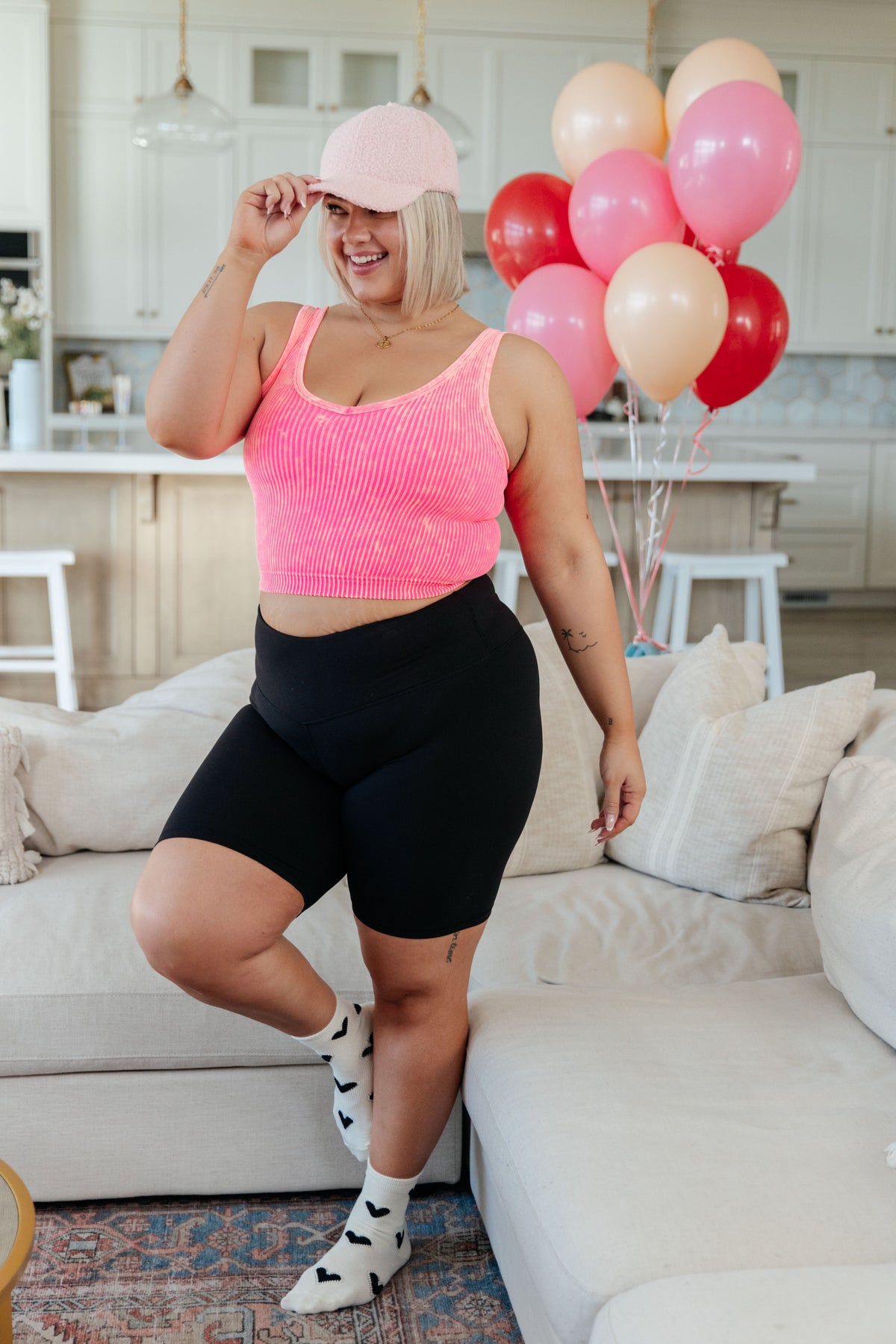 Swift Strides Biker Shorts - Mack and Mav Boutique 