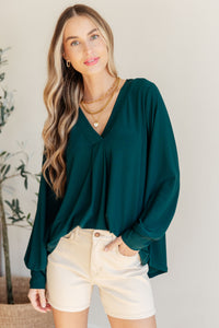 This is Your Song Balloon Sleeve Top - Mack and Mav Boutique 